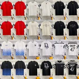 DIOR Short-sleeved popular T-shirt for men and women-1999  